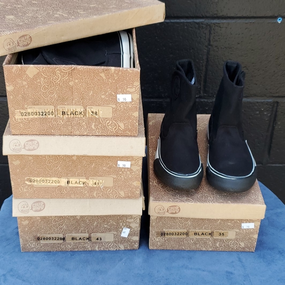 Black canvas boots - Picture 6 of 6